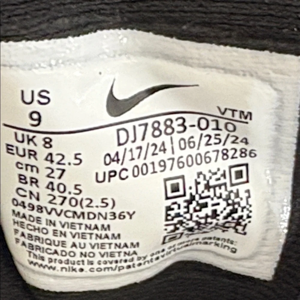 Nike air zoom structure 25 men’s Running Athletic Shoes 9 field mesh laceup new - Picture 8 of 8